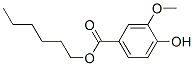 4-Hydroxy-3-methoxybenzoic acid hexyl ester CAS#: 84375-71-3