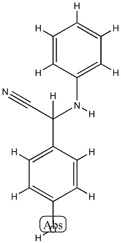 (4-Hydroxy-phenyl)-phenylamino-acetonitrile CAS#: 88486-02-6