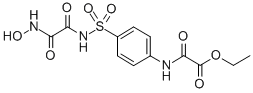 ((4-((((Hydroxyamino)oxoacetyl)amino)sulfonyl)phenyl)amino)oxoacetic a cid ethyl ester CAS#: 81717-16-0