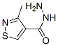 4-Isothiazolecarboxylic acid, 3-methyl-, hydrazide CAS#: 89179-69-1