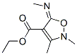 4-Isoxazolecarboxylicacid,2,5-dihydro-2,3-dimethyl-5-(methylimino)-,ethyl CAS#: 87529-27-9