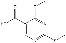 4-METHOXY-2-(METHYLTHIO)-5-PYRIMIDINECARBOXYLIC ACID CAS#: 84332-06-9