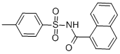 4-METHYL-N-(NAPHTHALENE-1-CARBONYL)-BENZENESULFONAMIDE CAS#: 81589-31-3