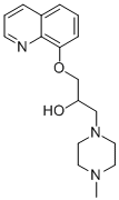4-Methyl-alpha-((8-quinolinyloxy)methyl)-1-piperazineethanol CAS#: 85239-22-1