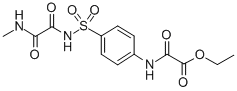 ((4-((((Methylamino)oxoacetyl)amino)sulfonyl)phenyl)amino)oxoacetic ac id ethyl ester CAS#: 81717-17-1
