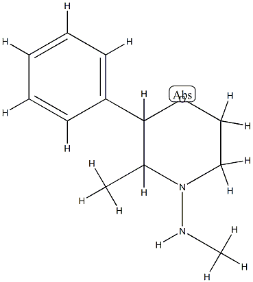 4-Morpholinamine,N,3-dimethyl-2-phenyl-(9CI) CAS#: 803646-19-7