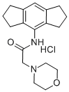 4-Morpholineacetamide, N-(1,2,3,5,6,7-hexahydro-s-indacen-4-yl)-, mono hydrochloride CAS#: 85564-85-8