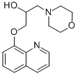 4-Morpholineethanol, alpha-((8-quinolinyloxy)methyl)- CAS#: 85239-18-5