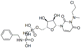 4-(N-2-chloroethyl-N-methylamino)-benzylphosphamide hexauridylate CAS#: 83210-83-7