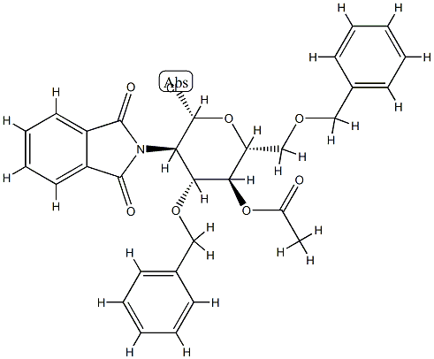 4-O-acetyl-3,6-di-O-benzyl-2-deoxy-2-phthalimido-alpha,beta-glucopyranosyl chloride CAS#: 89067-91-4