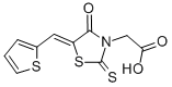 (4-OXO-5-THIOPHEN-2-YLMETHYLENE-2-THIOXO-THIAZOLIDIN-3-YL)-ACETIC ACID CAS#: 82158-62-1