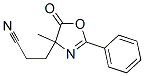 4-Oxazolepropanenitrile, 4,5-dihydro-4-methyl-5-oxo-2-phenyl- CAS#: 86435-59-8
