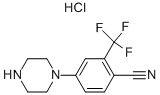 4-PIPERAZIN-1-YL-2-TRIFLUOROMETHYL-BENZONITRILE HYDROCHLORIDE CAS#: 824409-64-5