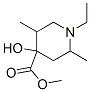 4-Piperidinecarboxylicacid,1-ethyl-4-hydroxy-2,5-dimethyl-,methylester(9CI) CAS#: 806595-93-7