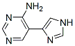 4-Pyrimidinamine, 5-(1H-imidazol-4-yl)- (9CI) CAS#: 840529-39-7