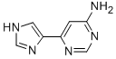 4-Pyrimidinamine, 6-(1H-imidazol-4-yl)- (9CI) CAS#: 840529-38-6