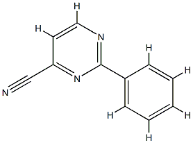 4-Pyrimidinecarbonitrile,2-phenyl-(9CI) CAS#: 83858-04-2