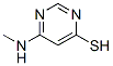4-Pyrimidinethiol, 6-(methylamino)- (7CI) CAS#: 89180-10-9