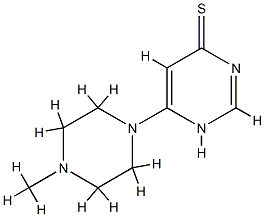 4-Pyrimidinethiol,6-(4-methyl-1-piperazinyl)-(8CI) CAS#: 802314-51-8