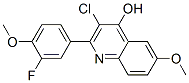 4-Quinolinol, 3-chloro-2-(3-fluoro-4-methoxyphenyl)-6-methoxy- CAS#: 801234-92-4