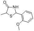 4-Thiazolidinone, 2-(2-methoxyphenyl)-5-methyl- CAS#: 82697-74-3
