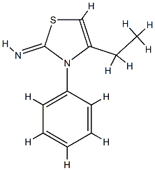 4-Thiazoline,4-ethyl-2-imino-3-phenyl-(8CI) CAS#: 802877-18-5