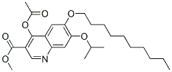 4-acetoxy-6-decyloxy-7-isopropoxy-3-methoxycarbonylquinoline CAS#: 80061-37-6