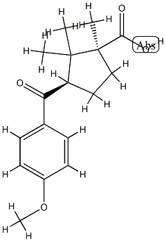 4-anisoyl-3-(1,2,2-trimethylcyclopentane carboxylic acid) CAS#: 82801-37-4