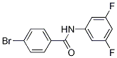 4-bromo-N-(3,5-difluorophenyl)benzamide CAS#: 838867-30-4