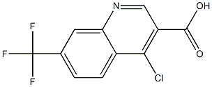 4-chloro-7-(trifluoromethyl)quinoline-3-carboxylic acid CAS#: 89524-63-0