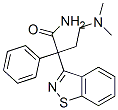 4-dimethylamino-2-phenyl-2-(1,2-benzisothiazol-3-yl)butyramide CAS#: 86004-83-3
