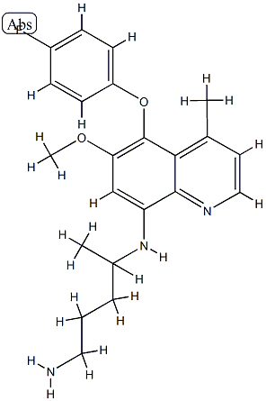 4-methyl-5-(4-fluorophenoxy)primaquine CAS#: 80061-25-2