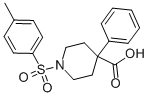 4-phenyl-1-(p-tolylsulphonyl)piperidine-4-carboxylic acid CAS#: 84255-02-7