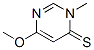 4(3H)-Pyrimidinethione, 6-methoxy-3-methyl- CAS#: 89532-57-0