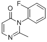 4(3H)-Pyrimidinone, 3-(2-fluorophenyl)-2-methyl- CAS#: 87356-51-2