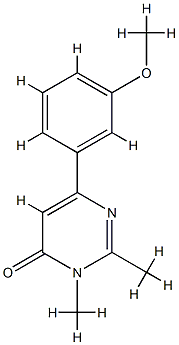 4(3H)-Pyrimidinone,6-(3-methoxyphenyl)-2,3-dimethyl-(9CI) CAS#: 824391-88-0