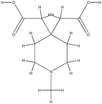 4,4-Piperidinediaceticacid,1-methyl-(9CI) CAS#: 803632-48-6