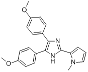 4,5-Bis(4-methoxyphenyl)-2-(1-methylpyrrol-2-yl)imidazole CAS#: 86739-92-6