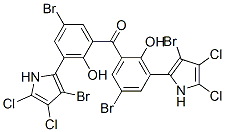 (4,5-Dichloro-3-bromo-1H-pyrrole-2-yl)(2-hydroxy-5-bromophenyl) ketone CAS#: 88228-92-6