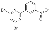 4,6-DIBROMO-2-(3-NITROPHENYL)PYRIMIDINE CAS#: 83217-57-6