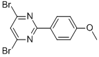 4,6-DIBROMO-2-(4-METHOXYPHENYL)PYRIMIDINE CAS#: 83217-50-9