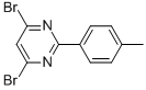 4,6-DIBROMO-2-(4-METHYLPHENYL)PYRIMIDINE CAS#: 83217-05-4