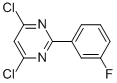 4,6-DICHLORO-2-(3-FLUOROPHENYL)PYRIMIDINE CAS#: 83217-45-2