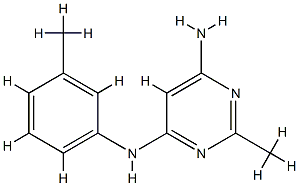 4,6-Pyrimidinediamine,2-methyl-N-(3-methylphenyl)-(9CI) CAS#: 806606-02-0