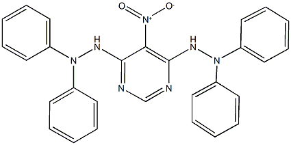 4,6-bis(2,2-diphenylhydrazino)-5-nitropyrimidine CAS#: 86368-00-5