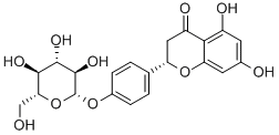 4H-1-Benzopyran-4-one, 2-(4-(beta-D-glucopyranosyloxy)phenyl)-2,3-dihy dro-5,7-dihydroxy-, (2S)- CAS#: 81202-36-0