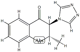 4H-1-Benzopyran-4-one,2,3-dihydro-2-methyl-3-(4H-1,2,4-triazol-4-yl)-,(2R,3R)-rel-(9CI) CAS#: 810692-82-1