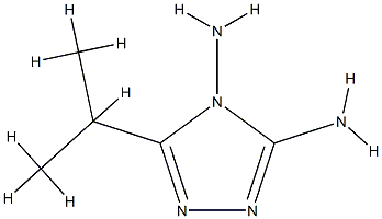 4H-1,2,4-Triazole-3,4-diamine,5-(1-methylethyl)-(9CI) CAS#: 88512-67-8