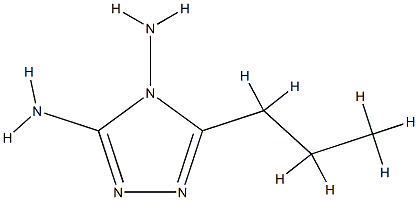 4H-1,2,4-Triazole-3,4-diamine,5-propyl-(9CI) CAS#: 88512-68-9