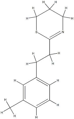4H-1,3-Thiazine,5,6-dihydro-2-(m-methylphenethyl)-(8CI) CAS#: 802597-89-3